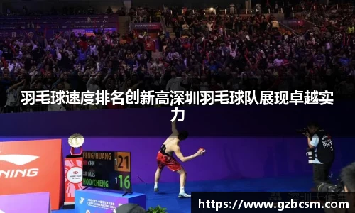 羽毛球速度排名创新高深圳羽毛球队展现卓越实力